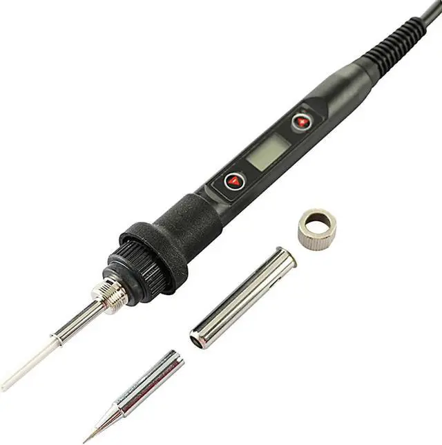 Alt view image 2 of 7 - 80W Soldering Iron Adjustable Temperature Electric Iron LCD Digital Display Welding Repair Lead-free 220V / 110V Solder Station