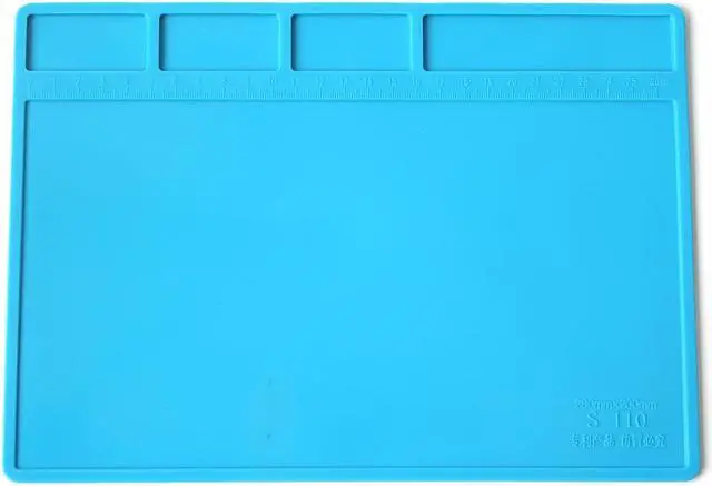 Alt view image 4 of 7 - S-110 Mobile Phone Repair Heat Insulation Work Pad BGA Soldering Station Repair High Temperature Insulation Pad Silicone Pad