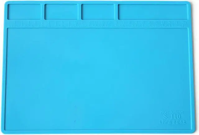 Alt view image 5 of 7 - S-110 Mobile Phone Repair Heat Insulation Work Pad BGA Soldering Station Repair High Temperature Insulation Pad Silicone Pad