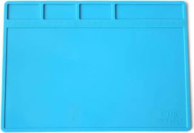Alt view image 6 of 7 - S-110 Mobile Phone Repair Heat Insulation Work Pad BGA Soldering Station Repair High Temperature Insulation Pad Silicone Pad