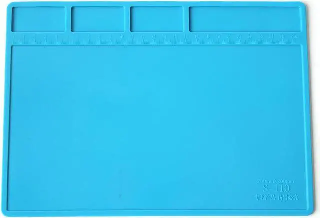 Alt view image 7 of 7 - S-110 Mobile Phone Repair Heat Insulation Work Pad BGA Soldering Station Repair High Temperature Insulation Pad Silicone Pad
