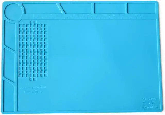 Alt view image 6 of 7 - S-130 Mobile Phone Repair Heat Insulation Work Pad BGA Soldering Station Repair High Temperature Insulation Pad Silicone Pad