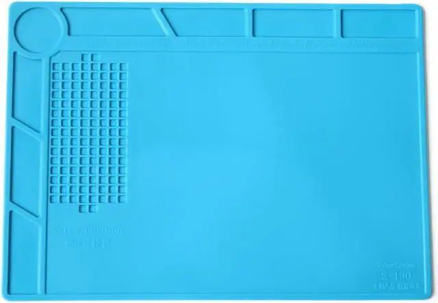 Alt view image 7 of 7 - S-130 Mobile Phone Repair Heat Insulation Work Pad BGA Soldering Station Repair High Temperature Insulation Pad Silicone Pad