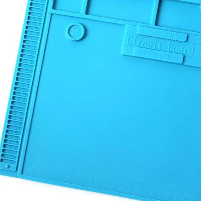 Alt view image 5 of 6 - S-170   Mobile Phone Repair Heat Insulation Work Pad BGA Soldering Station Repair High Temperature Insulation Pad Silicone Pad