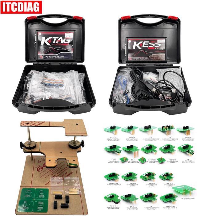 KESS V2 V5.017 + KTAG V7.020 No Tokens Red Tool Kit Master Online