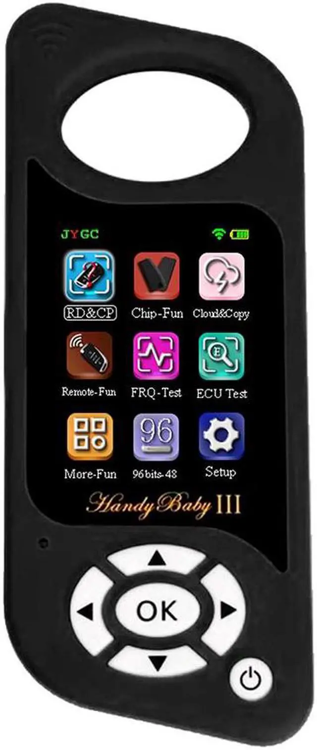 Alt view image 5 of 7 - HandyBaby3 HandyBaby 3 Handy Baby III Programmer Hand-held JMD WiFi Wi-Fi Car Key Copier Auto Key Programmer for 4D 46 48 G KING Red Chip