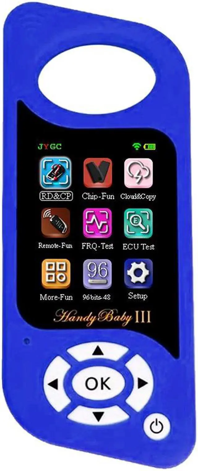 Alt view image 4 of 7 - HandyBaby3 HandyBaby 3 Handy Baby III Programmer Hand-held JMD WiFi Wi-Fi Car Key Copier Auto Key Programmer for 4D 46 48 G KING Red Chip