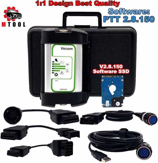Main image of SW V2.8.150 SSD 88890300 Vocom Interface USB Connection Truck Diagnostic Scanner Programmer Tool For Volvo / Renault / UD / Mack