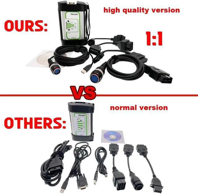 Alt view image 7 of 7 - SW V2.8.150 SSD 88890300 Vocom Interface USB Connection Truck Diagnostic Scanner Programmer Tool For Volvo / Renault / UD / Mack