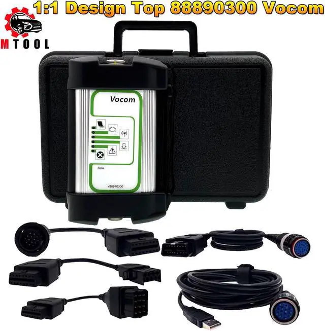 Main image of 1:1 Design Top 88890300 Vocom Interface USB Connection Truck Diagnostic Scanner Programmer Tool For Volvo / Renault / UD / Mack