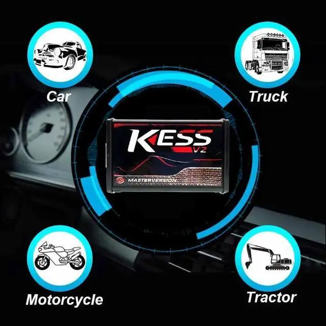 Alt view image 3 of 7 - Newest Software Unlimited Online Red EU 2.80 V2.80 EU Red KESS V2.8 V2 V5.017 Full Chip OBD2 Tuning ECU Chip Programmer