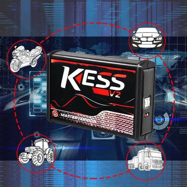 Alt view image 4 of 7 - Newest Software Unlimited Online Red EU 2.80 V2.80 EU Red KESS V2.8 V2 V5.017 Full Chip OBD2 Tuning ECU Chip Programmer withGodiag GT107 ECU IMMO Kit Gearbox Data Adapter For DQ250, DQ200, VL381, VL30