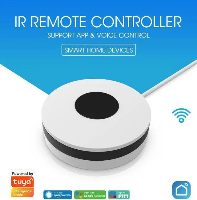 Alt view image 2 of 7 - Smart home wireless infrared multifunctional remote control-White