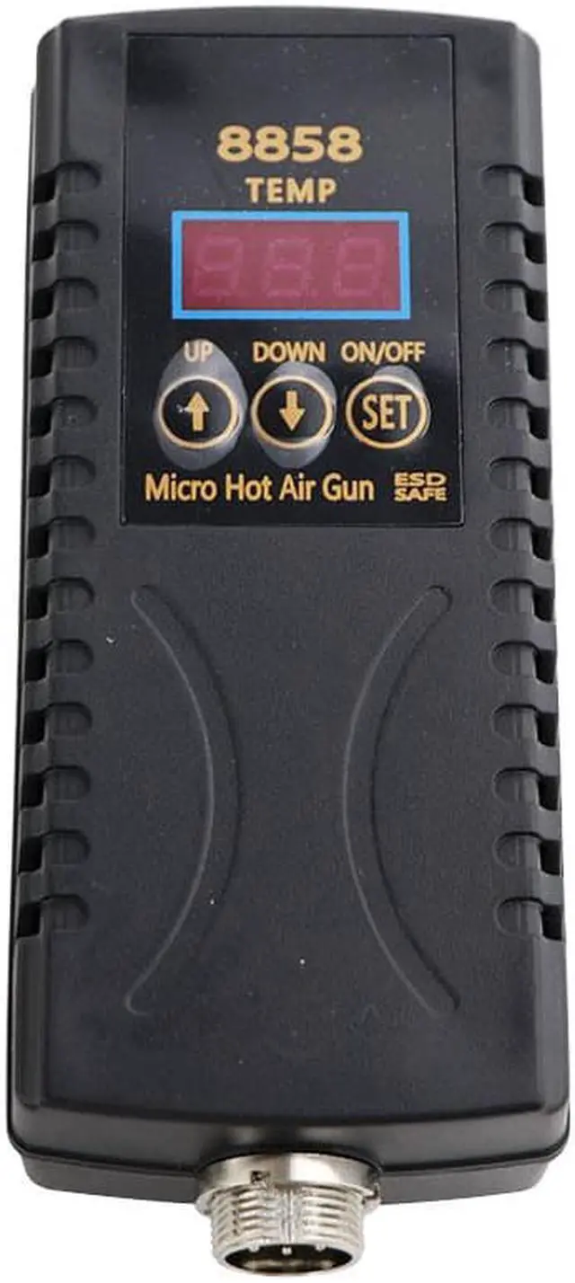 Alt view image 4 of 6 - Hot Air Gun 750W Digital Microscope Rework Soldering Station Hot Air Gun Welding Repair Tool Hair Dryer 8858