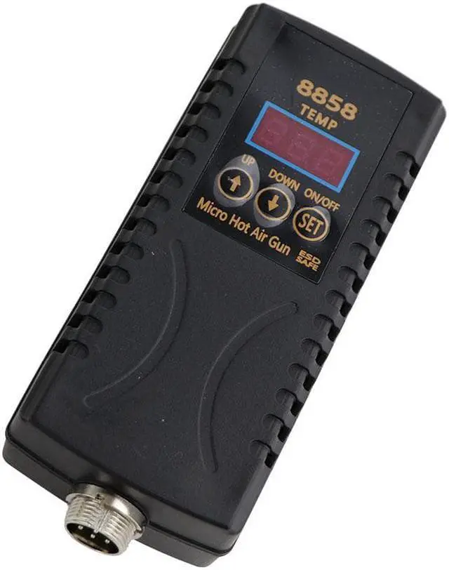 Alt view image 5 of 6 - Hot Air Gun 750W Digital Microscope Rework Soldering Station Hot Air Gun Welding Repair Tool Hair Dryer 8858