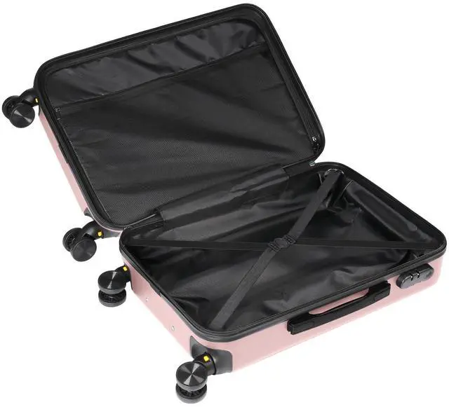 Alt view image 5 of 7 - SKYTREE Luggage 3 Piece Set, ABS Hardshell Suitcase Set With Scratch-Resistant Surface, Four Multi-directional Wheels, Light weight Carry On, 18in22in26in