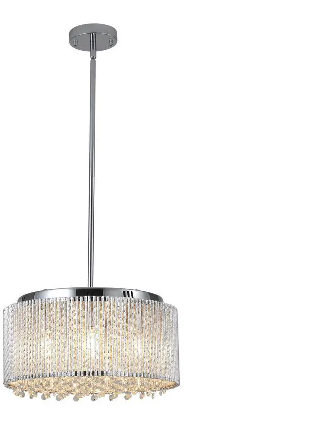 Alt view image 5 of 7 - SKYTREE Modern Crystal Chandeliers, Living Room Dining Room Round Luxury Decorative Crystal Lights, Luxury Home Decor Light Fixture
