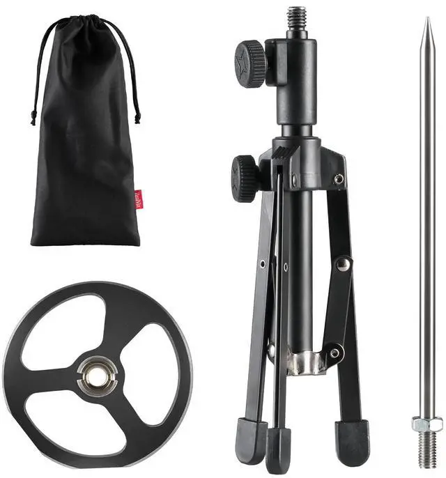 Alt view image 5 of 7 - Starlink Mini Travel Case Kit, Waterproof Hard Shell Carrying Case with Tripod & Ground Spike, Shockproof Storage Bag for Starlink Mini Dish Accessories, Camping RV Hiking Outdoor Gear