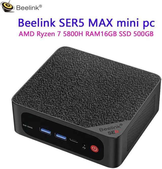 Beelink SER5 Mini PC W11 Pro, AMD Ryzen 7 5800H(8C/16T up to