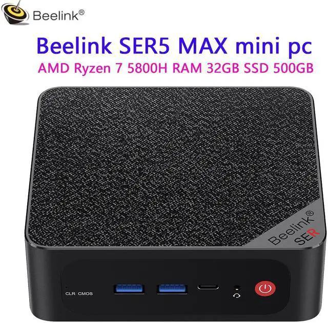 Beelink SER5 Mini PC W11 Pro, AMD Ryzen 7 5800H(8C/16T up to 4.4 