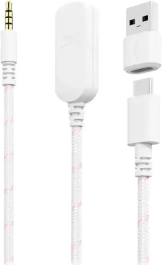 Alt view image 3 of 5 - HyperX Cloud III  Wired Gaming Headset, PC, PS5, Xbox Series X|S, Angled 53mm Drivers, DTS Spatial Audio, Memory Foam, Durable Frame, Ultra-Clear 10mm Mic, USB-C, USB-A, 3.5mm  Pink