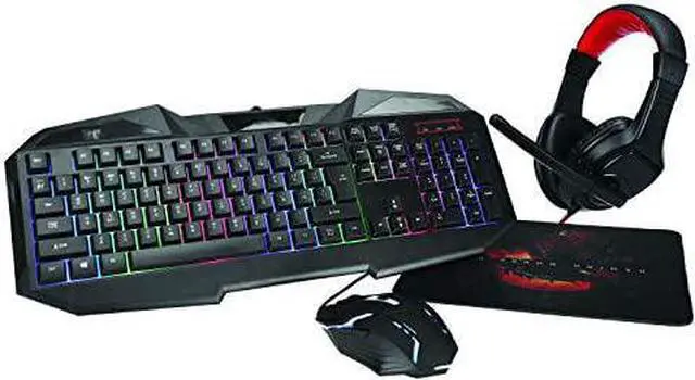 Alt view image 8 of 20 - Supersonic SC-440GK LED Gaming Mechanical Keyboard with Mouse and Headset