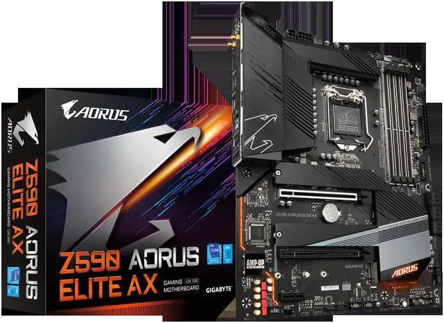Main image of GIGABYTE Z590 AORUS ELITE AX LGA 1200 Intel Motherboard