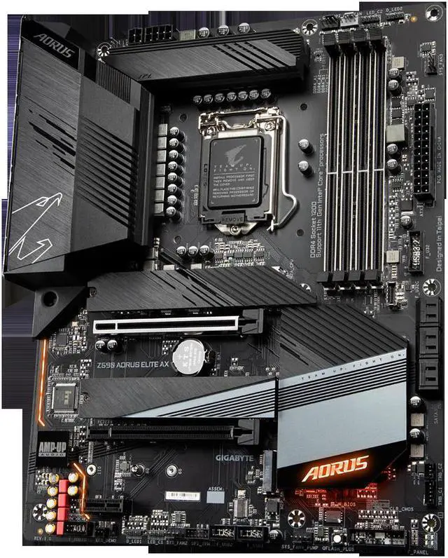 Alt view image 3 of 5 - GIGABYTE Z590 AORUS ELITE AX LGA 1200 Intel Motherboard
