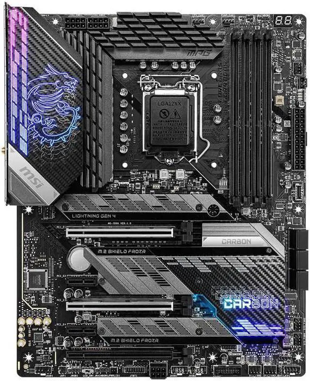 Main image of MSI MPG Z590 GAMING CARBON WIFI Intel LGA 1200 Motherboard