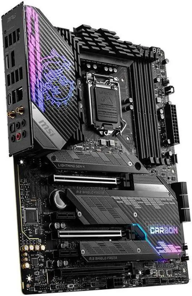 Alt view image 3 of 4 - MSI MPG Z590 GAMING CARBON WIFI Intel LGA 1200 Motherboard