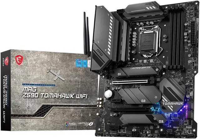 Main image of MSI MAG Z590 Tomahawk Wifi DDR4 Intel LGA 1200 ATX Motherboard