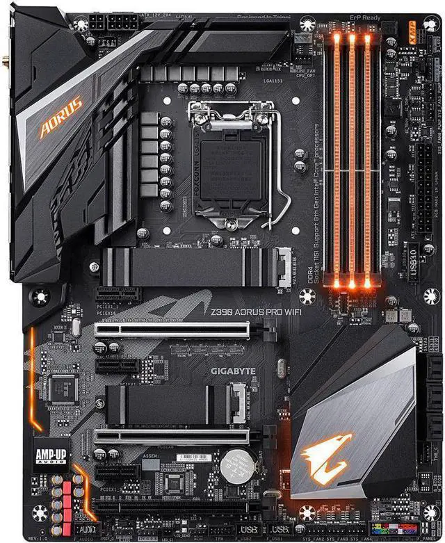 Alt view image 2 of 5 - Gigabyte Z390 Aorus Pro Wifi DDR4 Intel LGA 1151 ATX Motherboard -US SELLER-