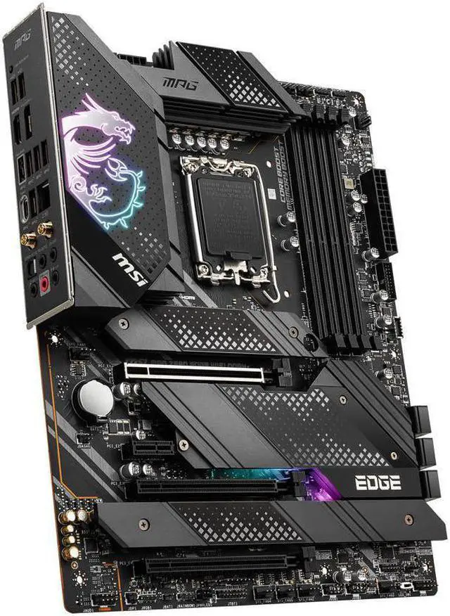 Alt view image 4 of 11 - MSI MPG Z690 Edge Wifi DDR4 Intel LGA 1700 ATX Motherboard