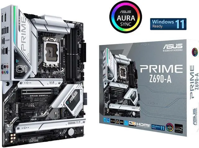 Main image of ASUS PRIME Z690-A Intel LGA 1700 DDR5 ATX Motherboard