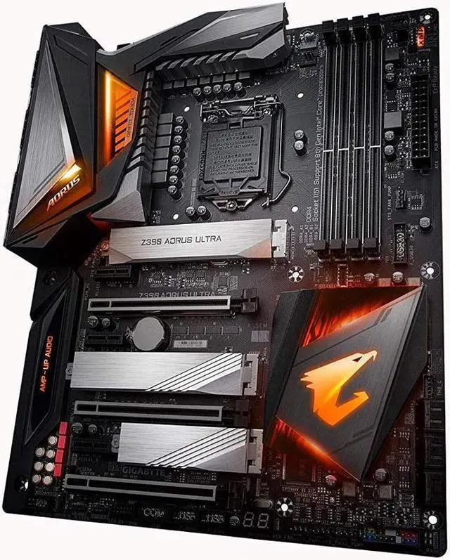 Alt view image 8 of 10 - GIGABYTE Z390 AORUS ULTRA LGA 1151 (300 Series) Intel Z390 HDMI SATA 6Gb/s USB 3.1 ATX Intel Motherboard