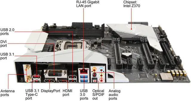Alt view image 3 of 5 - ASUS ROG STRIX Z370-E Gaming Intel LGA 1151 DDR4 ATX Motherboard -US SELLER-