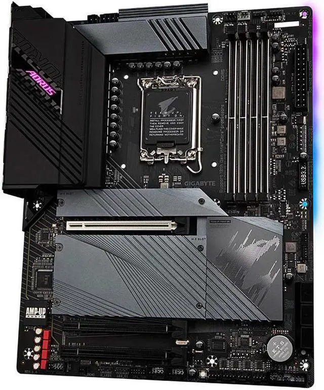 Alt view image 4 of 7 - Gigabyte Z690 Aorus Elite AX DDR4 Intel LGA 1700 ATX Motherboard