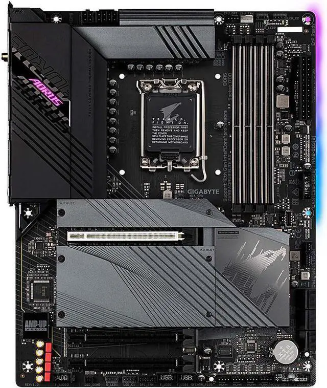 Alt view image 2 of 7 - Gigabyte Z690 Aorus Elite AX DDR4 Intel LGA 1700 ATX Motherboard