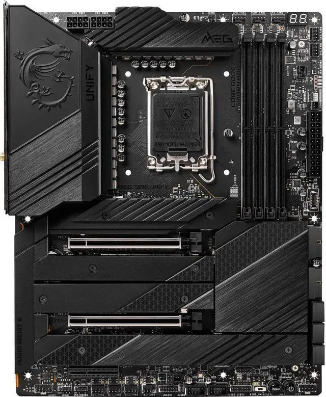 Alt view image 2 of 5 - MSI MEG Z690 Unify Intel LGA 1700 DDR5 Motherboard