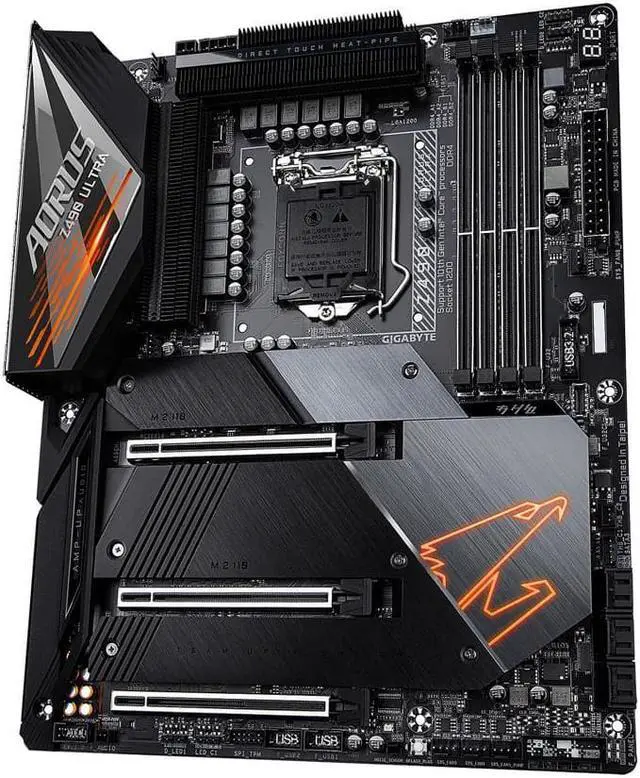Alt view image 2 of 5 - Gigabyte Z490 Aorus Ultra Intel LGA 1200 DDR4 Motherboard