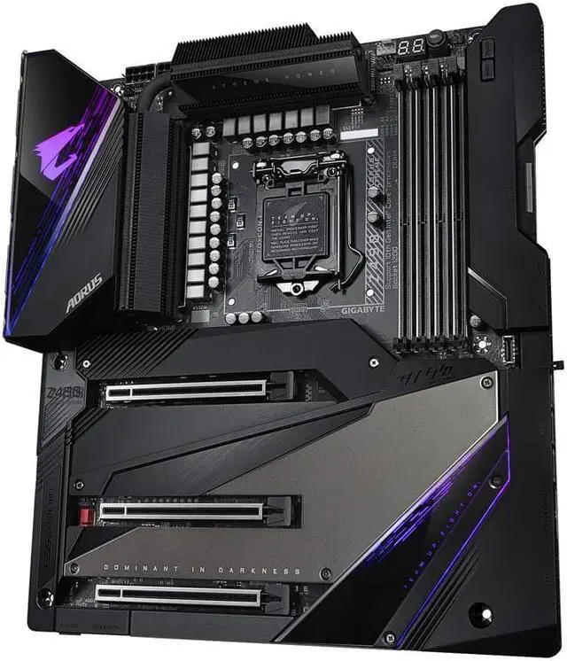 Alt view image 3 of 5 - Gigabyte Z490 Aorus Xtreme Intel LGA 1200 DDR4 EATX Motherboard