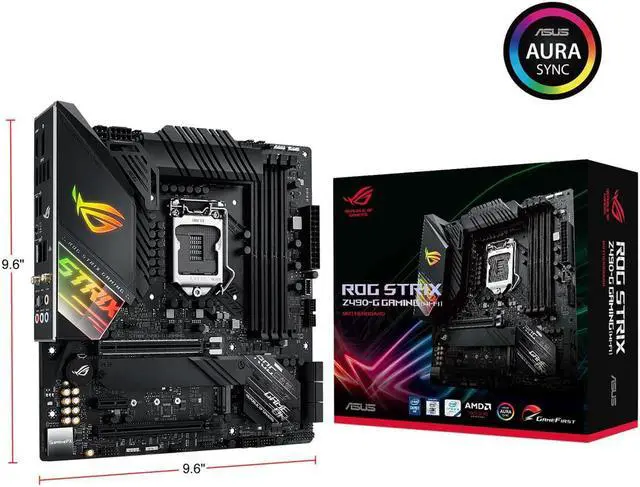 Main image of ASUS ROG STRIX Z490-G Gaming Wifi Intel LGA 1200 Micro ATX Motherboard
