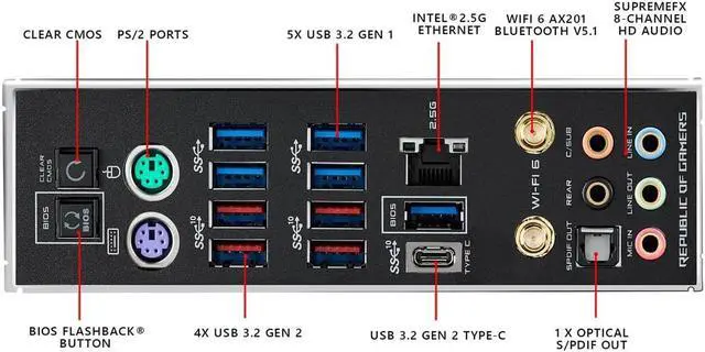 Alt view image 3 of 5 - ASUS ROG MAXIMUS XII APEX Intel LGA 1200 ATX Motherboard