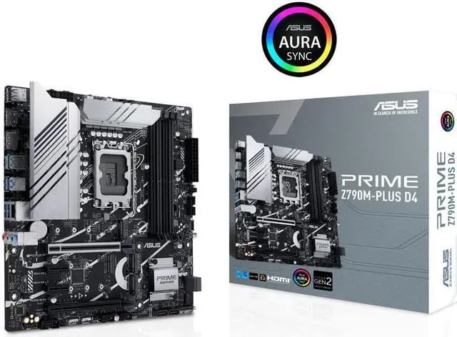 Main image of PRIME Z790M-PLUS D4 Intel LGA 1700 Micro ATX Motherboard