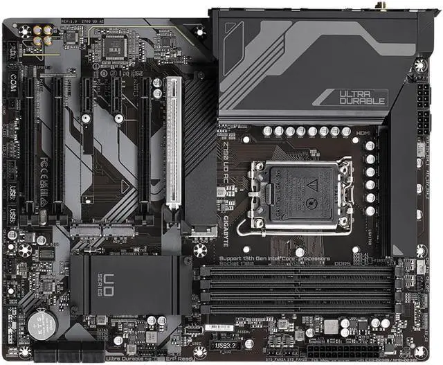Alt view image 4 of 5 - GIGABYTE Z790 UD AC Intel LGA 1700 ATX Motherboard
