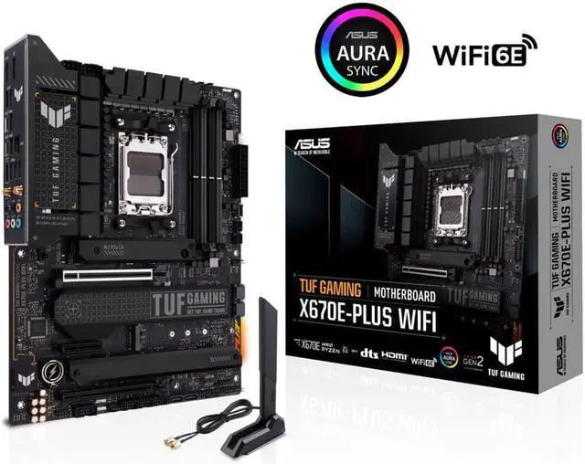 Refurbished: ASUS TUF GAMING X670E-PLUS WIFI AMD AM5 ATX
