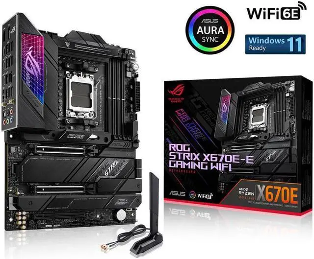 Main image of ASUS ROG STRIX X670E-E GAMING WIFI AMD AM5 ATX Motherboard