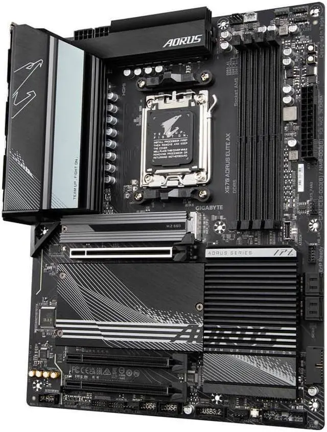 Alt view image 6 of 7 - Gigabyte X670 AORUS ELITE AX AMD AM5 ATX Motherboard