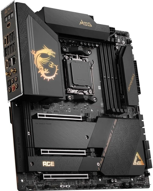 Alt view image 4 of 7 - MSI MEG X670E ACE AMD AM5 EATX Motherboard