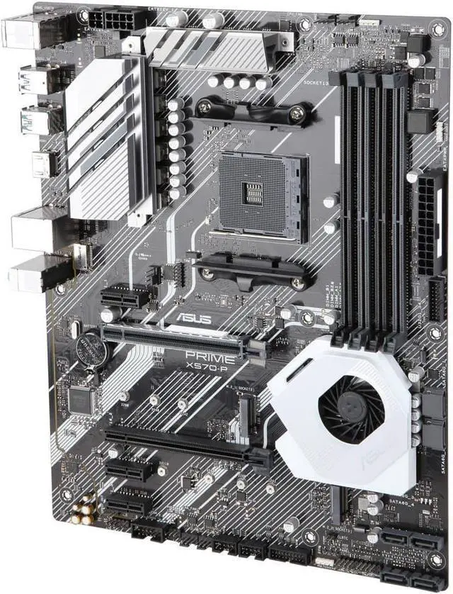 Alt view image 3 of 6 - ASUS Prime X570-P AMD AM4 ATX Motherboard
